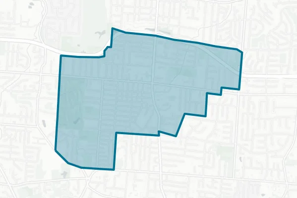 North College Hill City School District — detail map