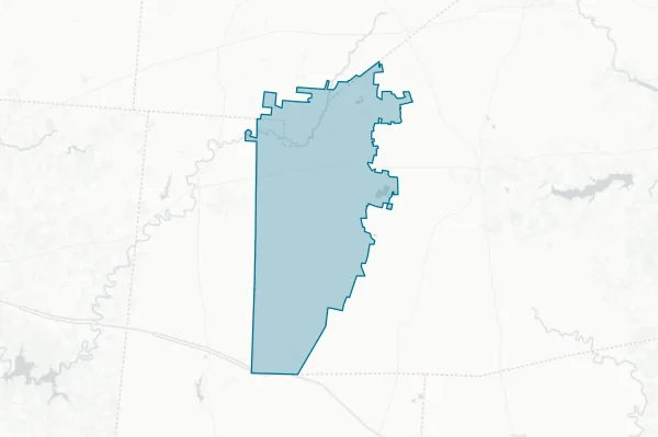 Lynchburg Clary Local School District — detail map