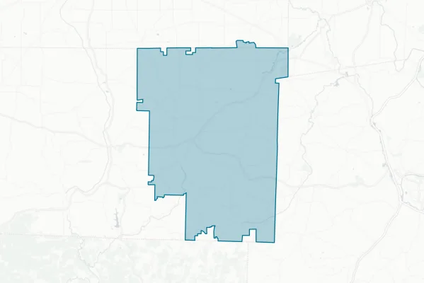 East Holmes Local School District — detail map
