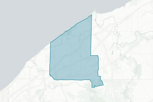 Mentor Exempted Village School District — detail map