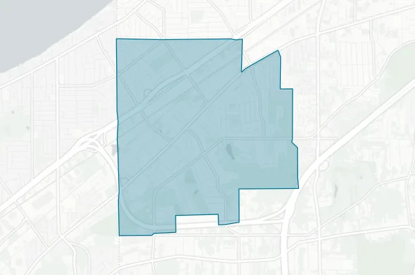 Wickliffe City School District — detail map