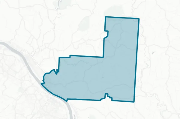 Dawson-bryant Local School District — detail map