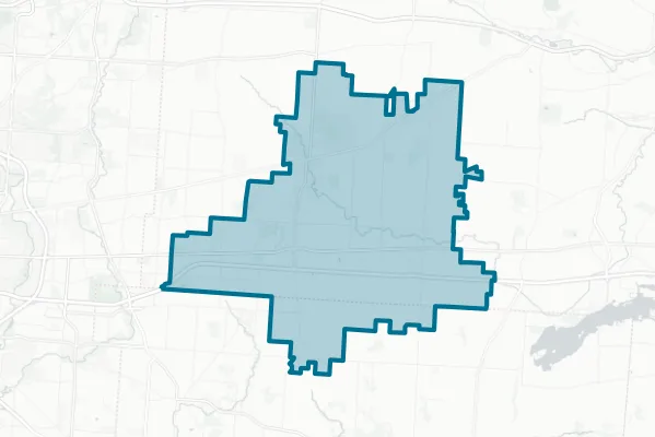 Southwest Licking Local School District — detail map