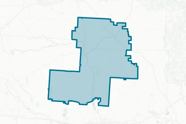 North Fork Local School District — detail map