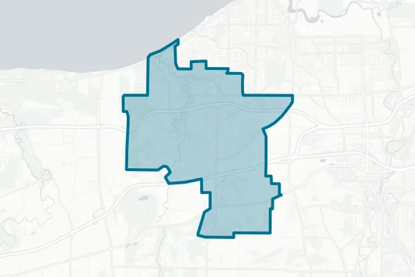 Amherst Exempted Village School District — detail map