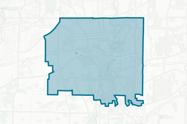 Elyria City School District — detail map