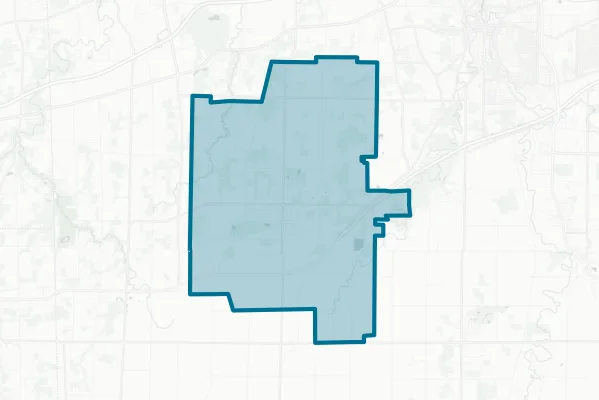 Oberlin City School District — detail map