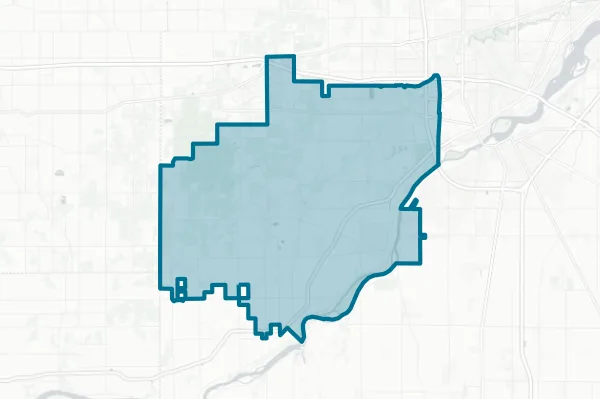 Anthony Wayne Local School District — detail map