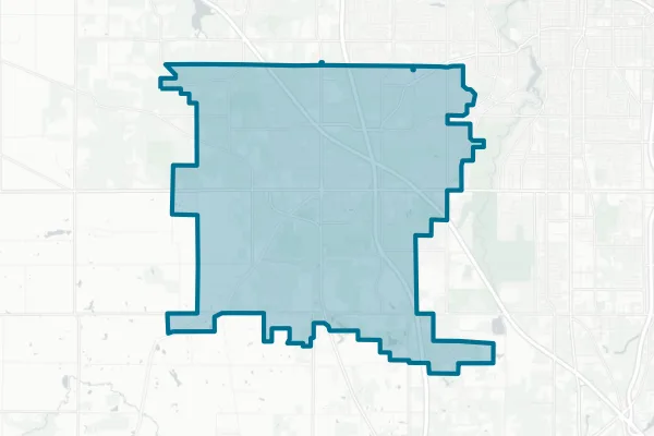 Canfield Local School District — detail map
