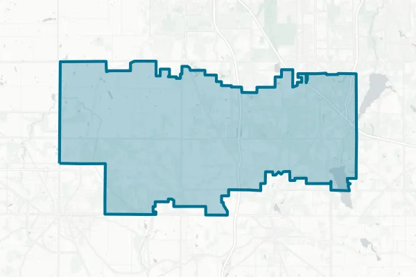 South Range Local School District — detail map