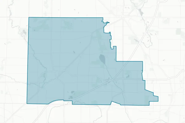 Cloverleaf Local School Distict — detail map