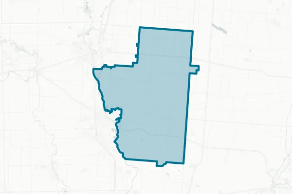 Miami East Local School District — detail map