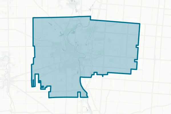 Piqua City School District — detail map