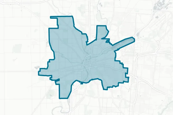 Dayton City School District — detail map