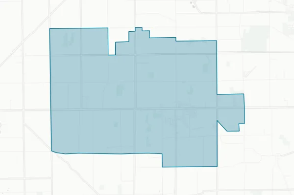 New Lebanon Local School District — detail map
