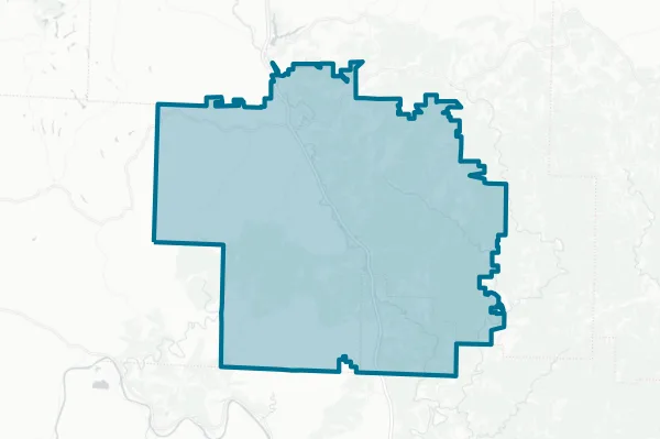 Caldwell Exempted Village School District — detail map
