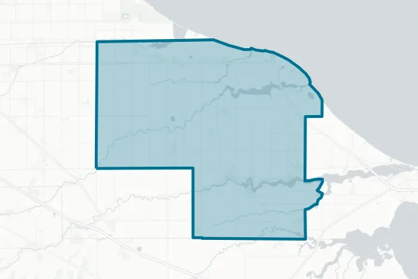 Benton-carroll-salem Local School District — detail map