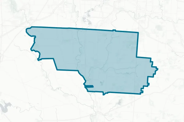Teays Valley Board of Education — detail map