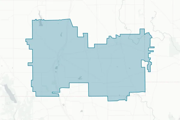 Preble Shawnee Local School District — detail map