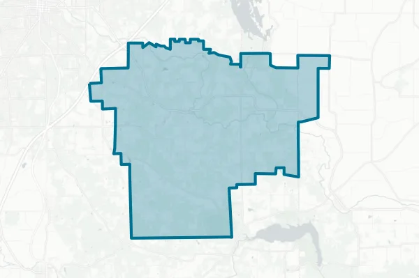Lucas Local School District — detail map