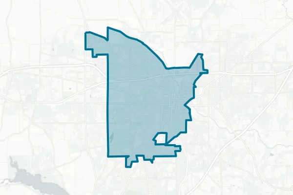Mansfield City School District — detail map