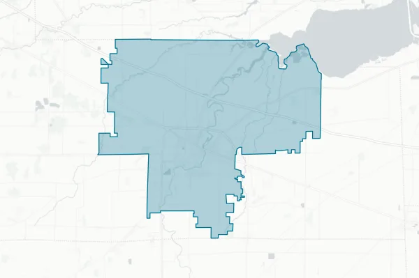 Fremont City School District — detail map