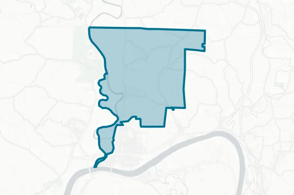 Clay Local School District — detail map