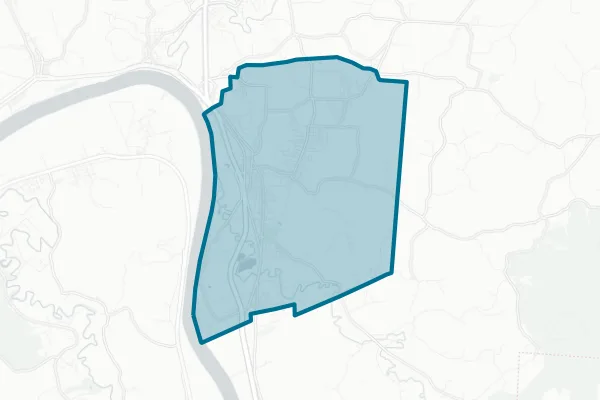 Wheelersburg Local School District — detail map