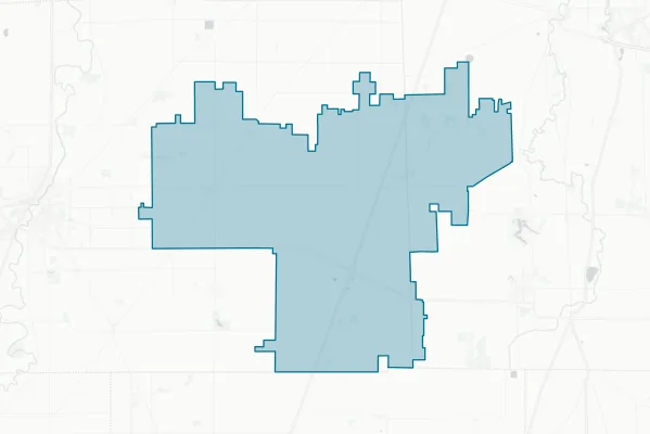 Seneca East Local School District — detail map