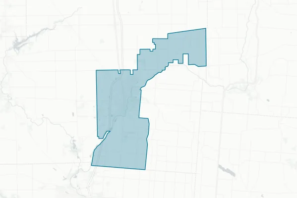Sidney City School District — detail map