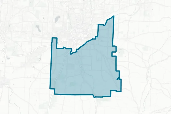 Canton Local School District — detail map