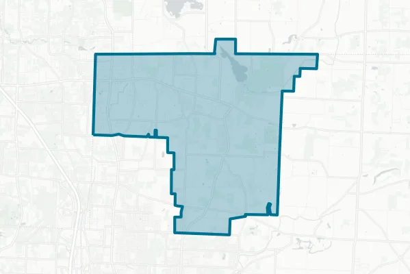 Lake Local School District — detail map