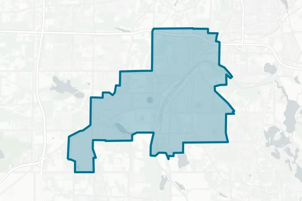 Barberton City School District — detail map