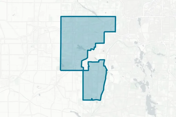 Norton City School District — detail map