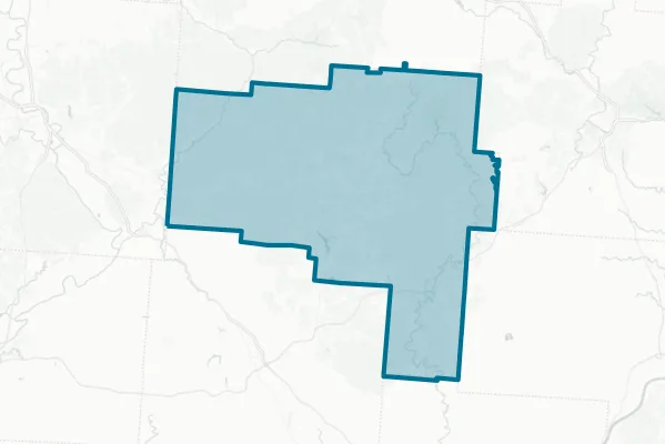 Vinton County Local School District — detail map
