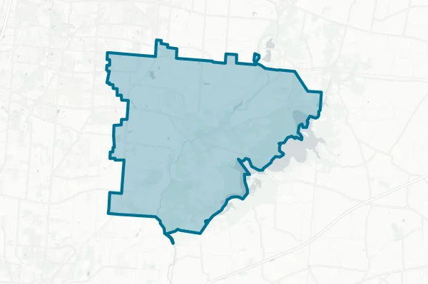 Wayne Local School District — detail map