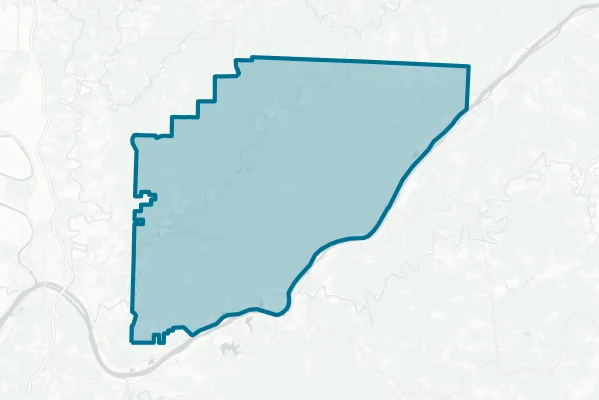 Frontier Local School District — detail map