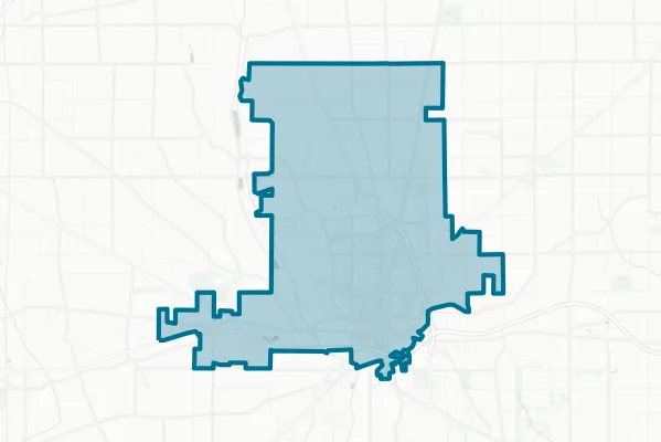 Wooster City School District — detail map
