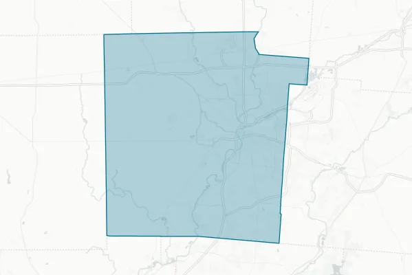 Montgomery County, Ohio Transportation Improvement District — detail map
