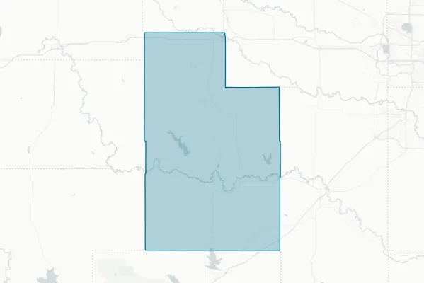 Caddo County — detail map