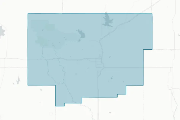 Comanche County — detail map