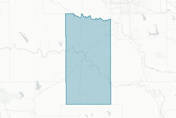 Grady County Oklahoma — detail map