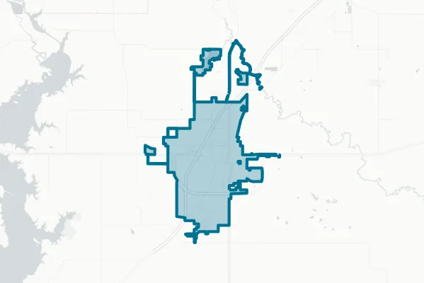 City of Durant — detail map