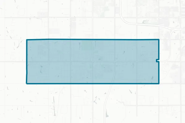 City of Mustang — detail map