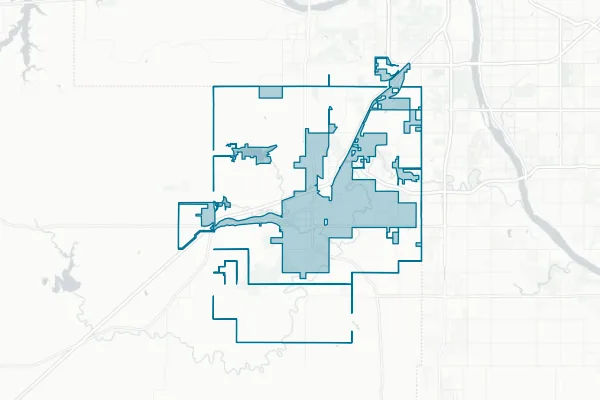City of Sapulpa — detail map