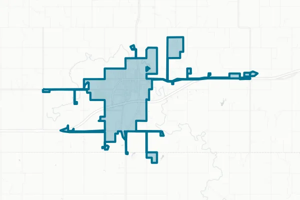 City of Clinton — detail map