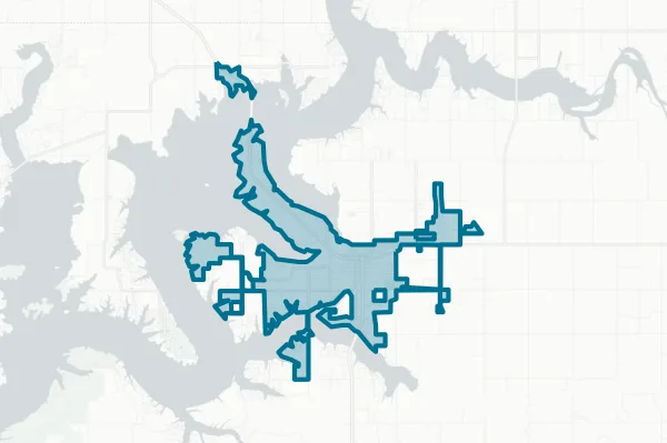 City of Grove — detail map
