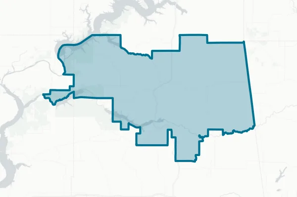 Jay School District — detail map