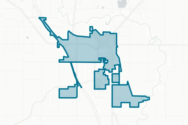City of Pauls Valley — detail map
