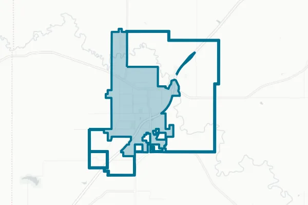 City of Chickasha — detail map
